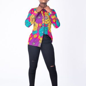 African Shirt for Ladies - Sweet Ruby